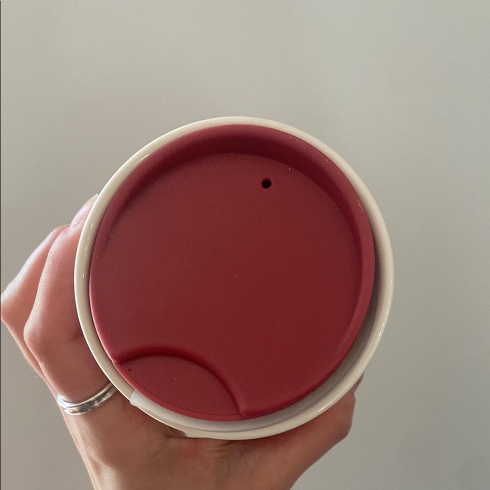 Disneyland Starbucks Travel Mug with Red Accents - Picture 5 of 5